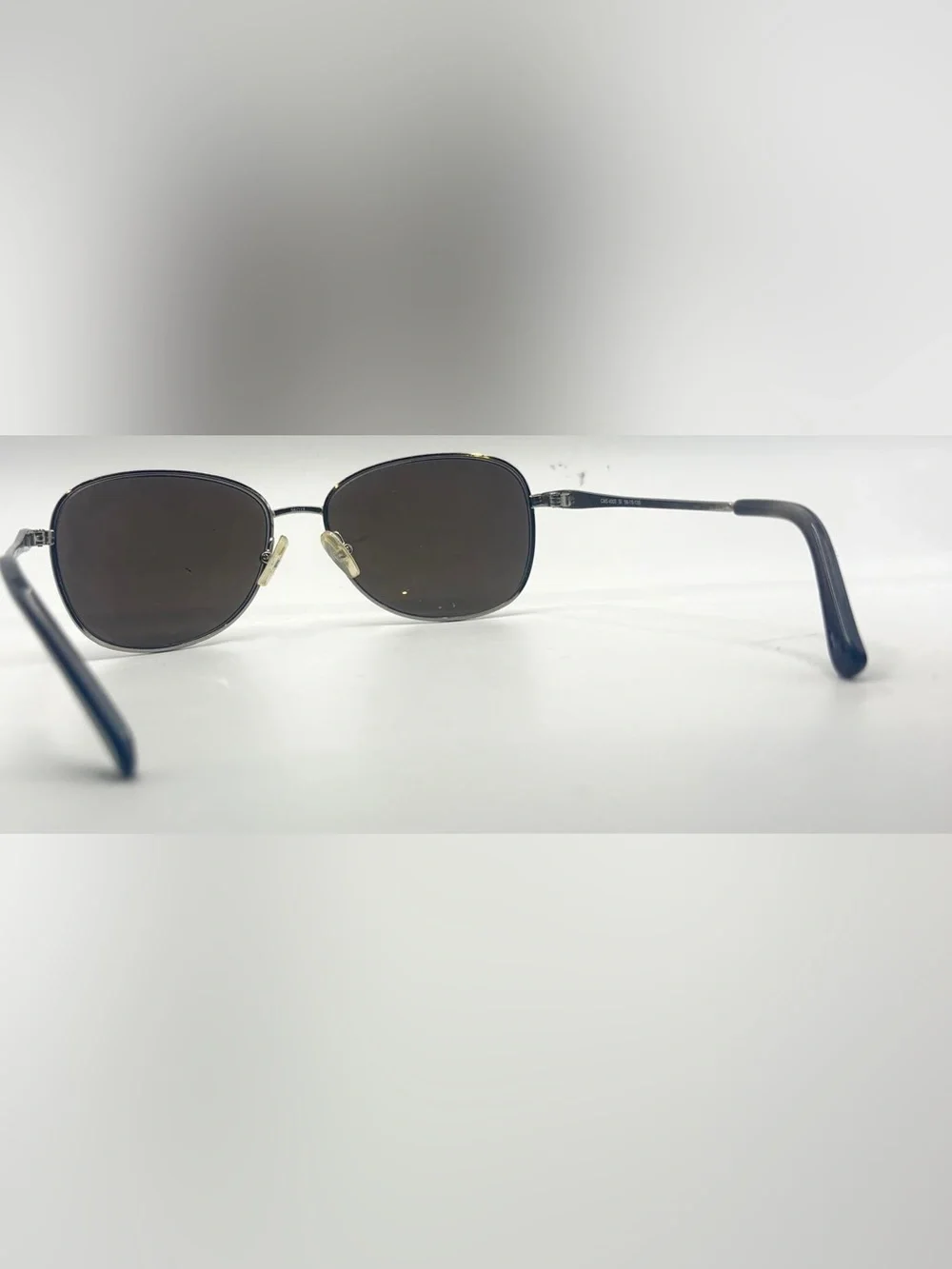 Chelsea Morgan Sun CMS4005 Silver Oval Metal Sunglasses Frames Only